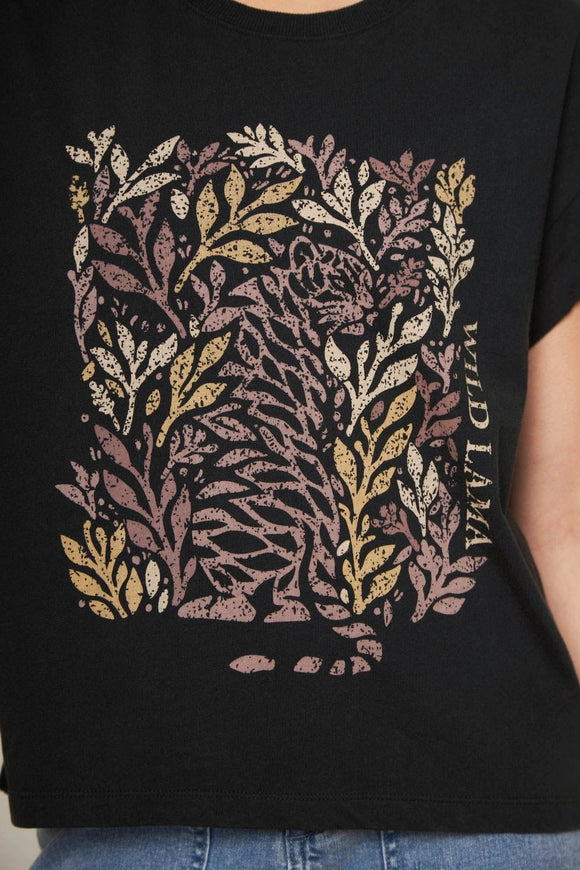 Polera Nirva Orgánica Negra Mujer