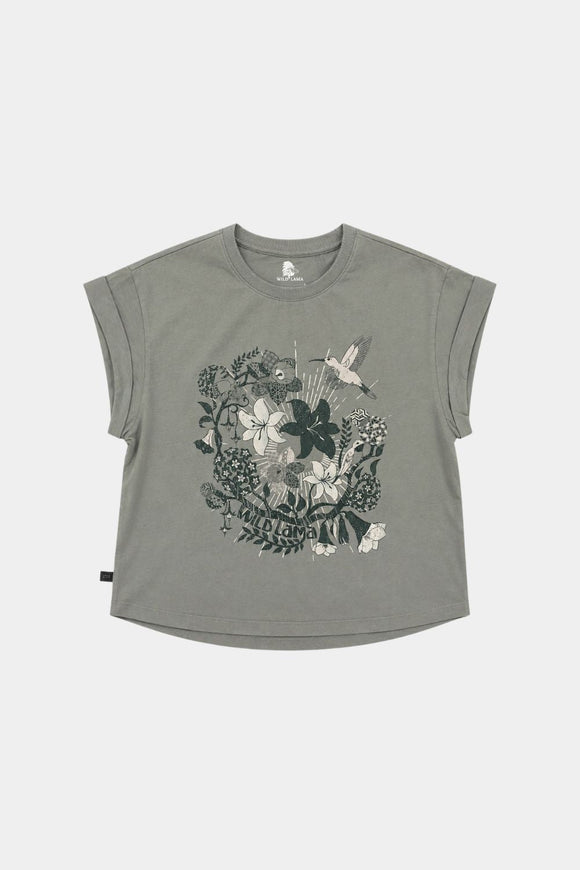 Polera Nirva Orgánica Verde Mujer