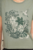 Polera Nirva Orgánica Verde Mujer-5