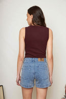 Polera Popy Orgánica Burdeo Mujer-5