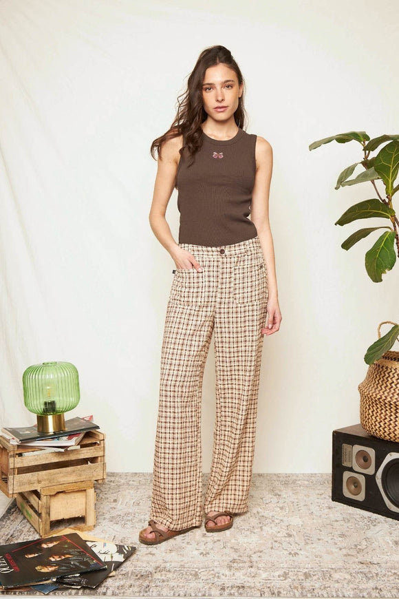 Polera Popy Orgánica Café Mujer