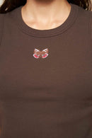 Polera Popy Orgánica Café Mujer-6