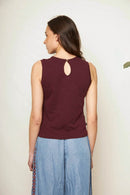 Polera Seris Orgánica Morada Mujer-4
