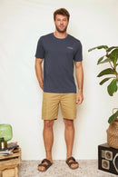 Polera Soles Orgánica Azul Hombre-2