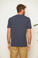 Polera Soles Orgánica Azul Hombre-4