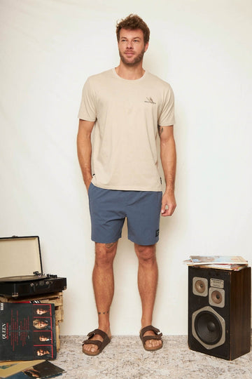 Polera Soles Orgánica Beige Hombre - 0