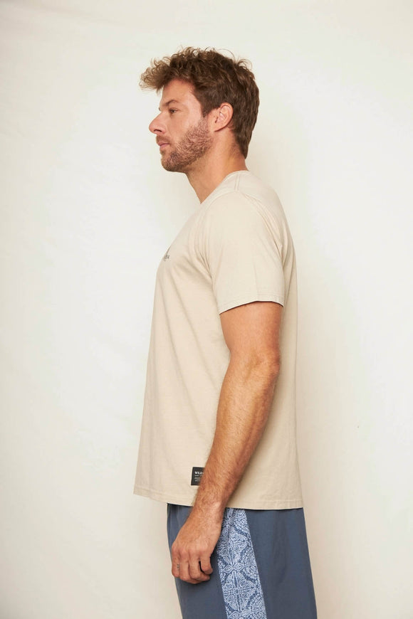 Polera Soles Orgánica Beige Hombre
