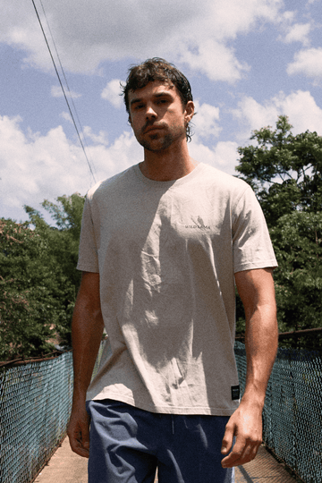 Polera Soles Orgánica Beige Hombre