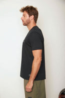 Polera Soles Orgánica Negra Hombre-3