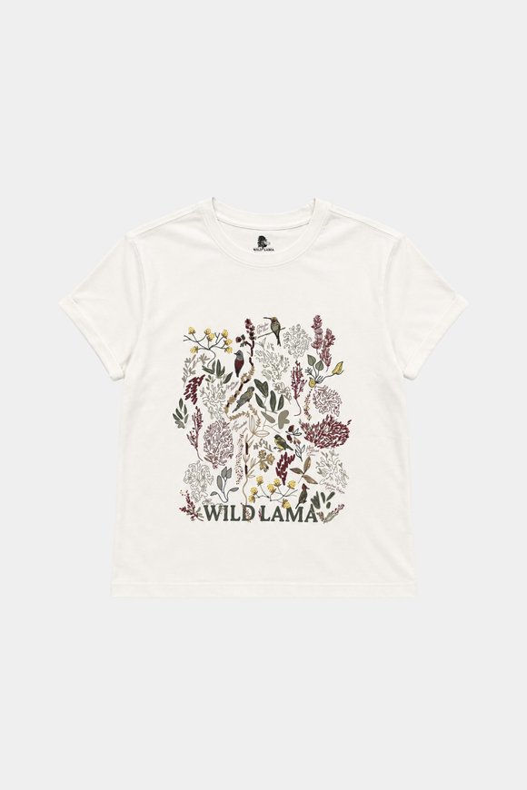 Polera Mira Orgánica Blanca Mujer