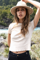 Polera Hilia Orgánica Beige Mujer-1