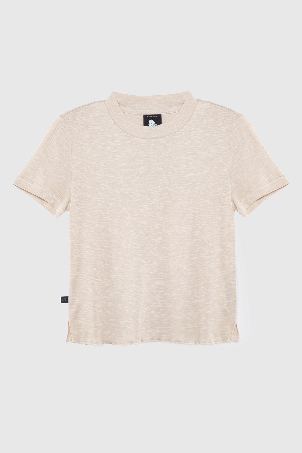 Polera Hilia Orgánica Beige Mujer