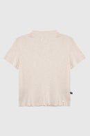 Polera Hilia Orgánica Beige Mujer-8