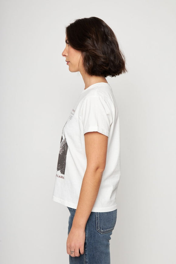 Polera Mira Orgánica Blanca Mujer