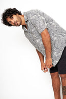 Camisa Mero Paisley Azul Hombre ECOVERO™-2
