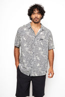 Camisa Mero Paisley Azul Hombre ECOVERO™-3