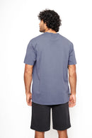 Polera Bat Orgánica Azul Hombre-4