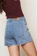 Short Nix Orgánico Denim Azul Mujer-6
