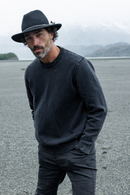 Sweater Tros Orgánico Negro Hombre-1