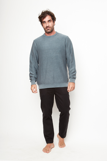 Sweater Rob Orgánico Gris Hombre - 0