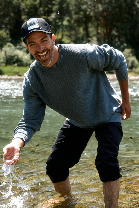 Sweater Rob Orgánico Gris Hombre