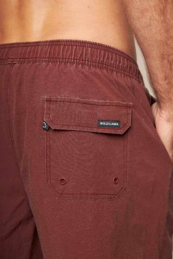 Traje De Baño Enzo Reciclado Burdeo Claro Hombre