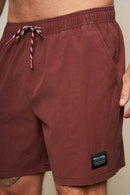 Traje De Baño Enzo Reciclado Burdeo Claro Hombre-5