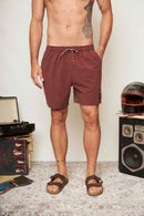 Traje De Baño Enzo Reciclado Burdeo Claro Hombre-2