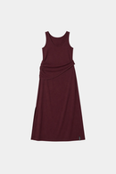 Vestido Elba Reciclado Burdeo Mujer-6