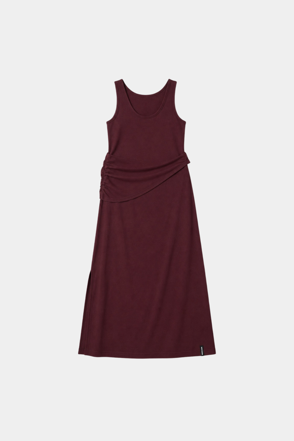 Vestido Elba Reciclado Burdeo Mujer