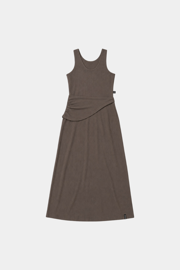 Vestido Elba Reciclado Café Mujer