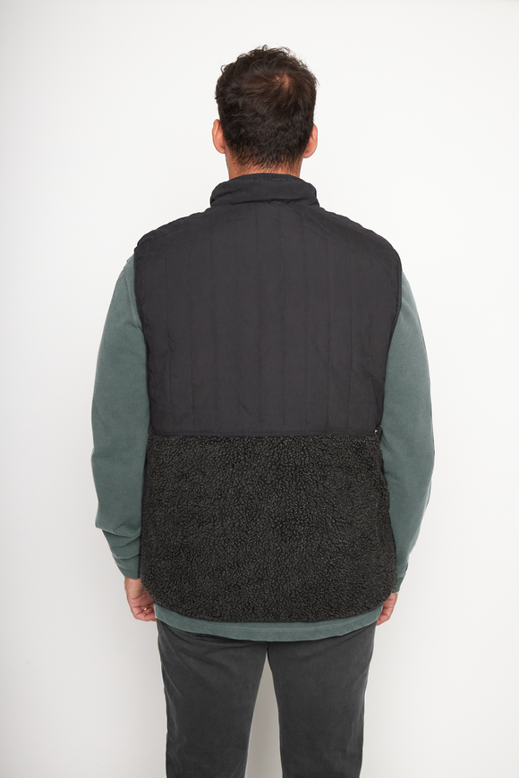 Polar Bayo Sin Mangas Reciclado Negro Hombre