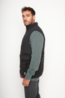 Polar Bayo Sin Mangas Reciclado Negro Hombre-3