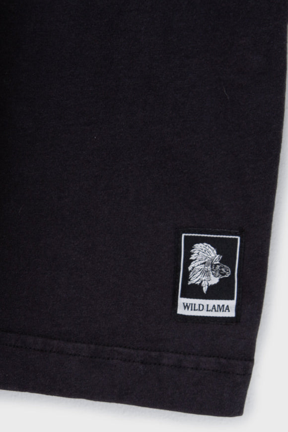 Polera Genovesa Orgánica Negra Mujer