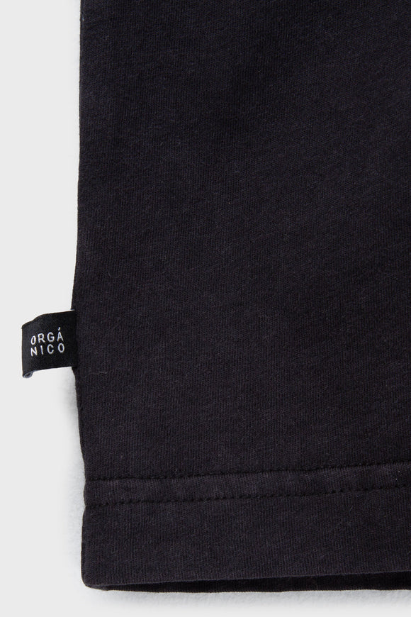 Polera Genovesa Orgánica Negra Mujer