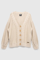 Cardigan Sani Orgánico Beige Mujer-5