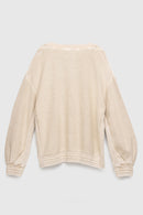 Cardigan Sani Orgánico Beige Mujer-6