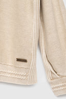 Cardigan Sani Orgánico Beige Mujer-8