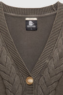 Cardigan Sani Orgánico Verde Mujer-7