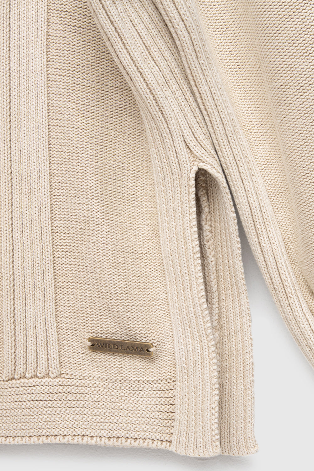 Sweater Viga Orgánico Beige Mujer