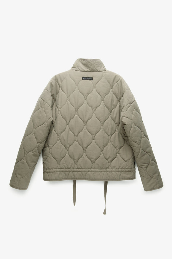 Chaqueta Vespa Cord Orgánica Verde Mujer