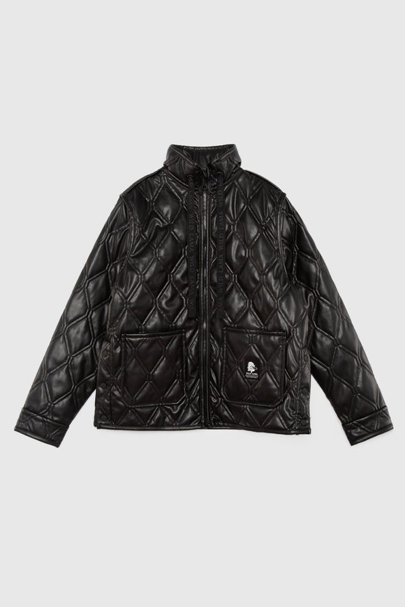 Parka Nita PU Reciclada Negro Mujer
