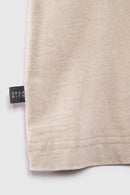 Polera Taiel Orgánica Beige Hombre-11