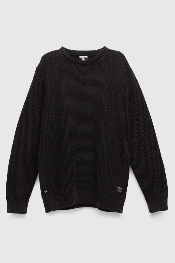 Sweater Rau Orgánico Negro Hombre