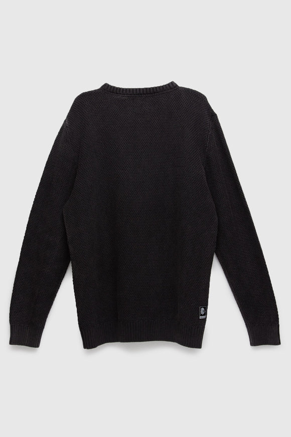 Sweater Rau Orgánico Negro Hombre