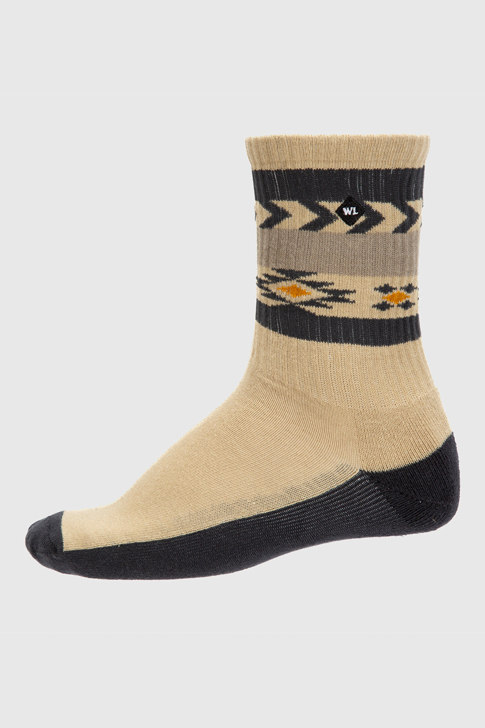 Calcetin Urbano Roku Orgánico Tribal Beige