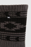 Calcetin Urbano Roku Orgánico Tribal Gris-2