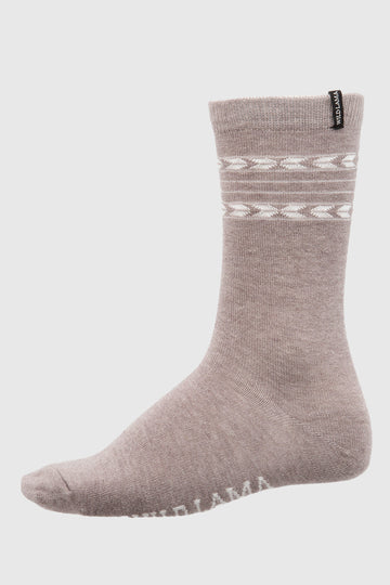 Calcetín Outdoor Moka Fibras Naturales Beige