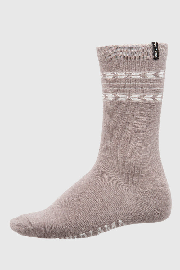 Calcetín Outdoor Moka Fibras Naturales Beige