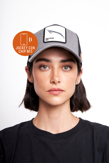 Jockey Ballena Fin Orgánico Gris Lavado CHIP NFC